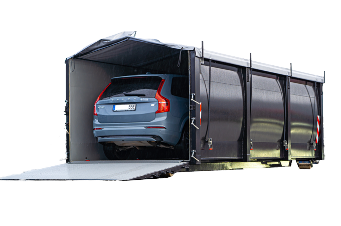 Quarantäne-Container für E-Fahrzeuge